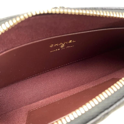 Chanel Shoulder Bag Classic Chain Clutch Mini Ap4704 Matelasse Caviar Skin Coco