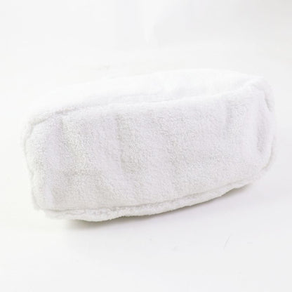 Prada 1bg130 Spugna Bianco NERO Terry Tote Bag White Black TU Storage With Bag