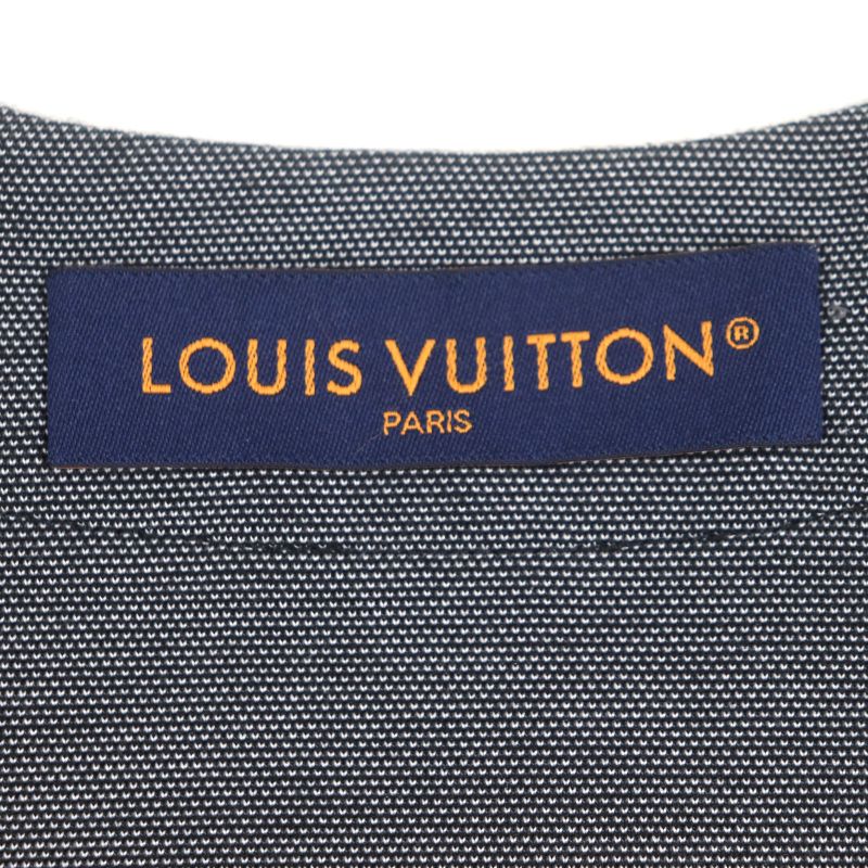  Louis Vuitton 23SS Logo Button Logo Number Ring Short Sleeve Short Sleeve