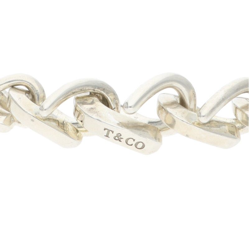 Tiffany & Co Forge Medium Link Silver Bracelet Men's M