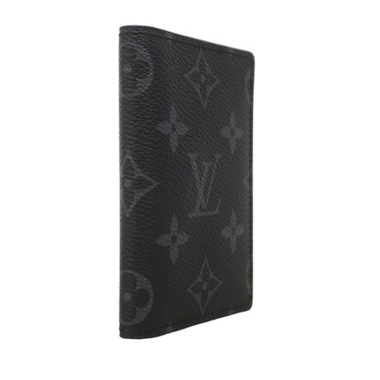 Louis Vuitton Card Case Monogram Eclipse Organizer Poche Black — view 2
