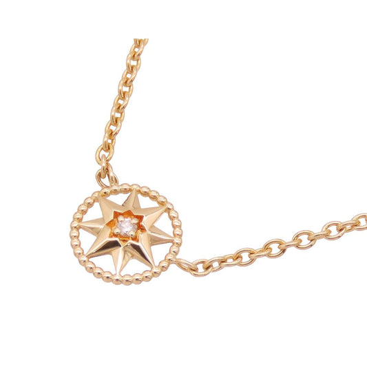 Dior Rose Des Vins Necklace Yellow Gold 18k Diamond