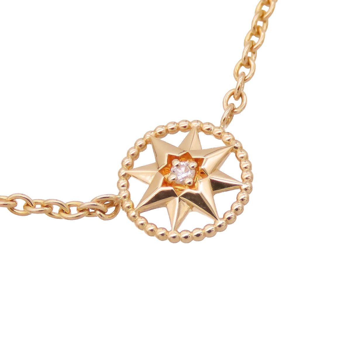Dior Rose Des Vins Necklace Yellow Gold 18k Diamond — view 2