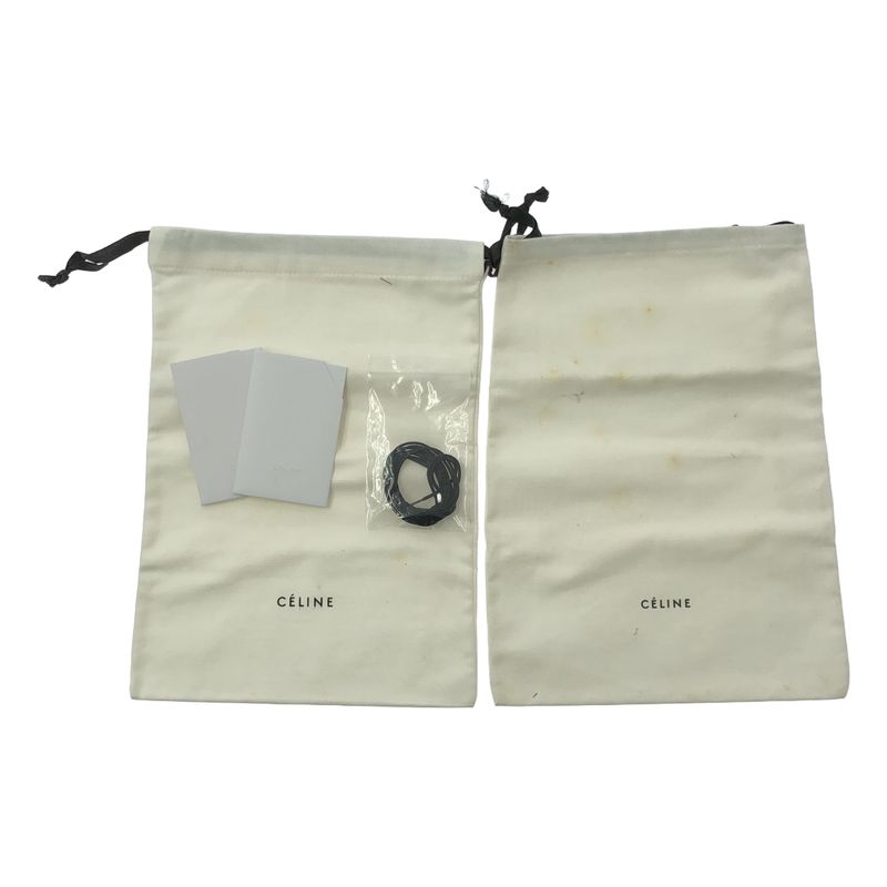 Celine - Phoebe Banban Metal Heel Sandals - 36 - Black Brown - Women's