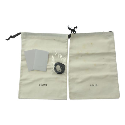 Celine - Phoebe Banban Metal Heel Sandals - 36 - Black Brown - Women's