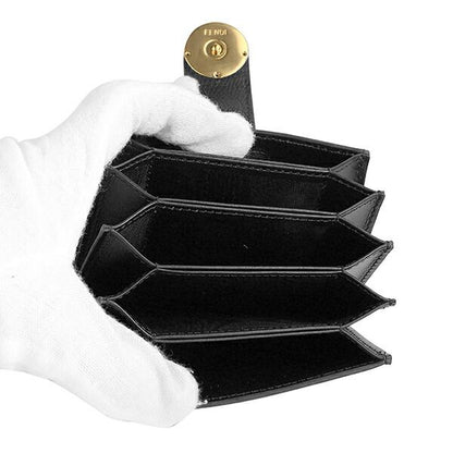 Fendi Card Case F'is Fendi Black