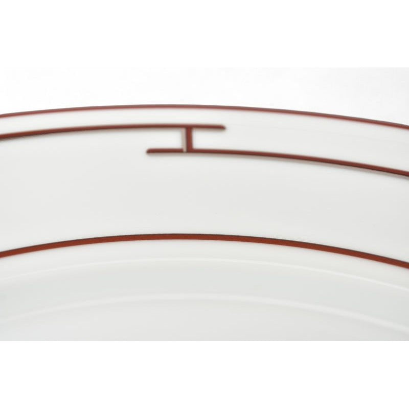 Hermes Plate Rhythm Red Main Dish 27.5 cm Large — view 4