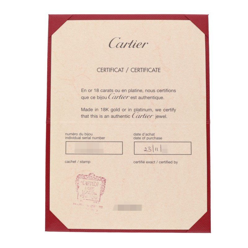 Cartier LOVE Bracelet 4P Diamond 18kwg 4P Half Diamond Old Shape Love Bracelet