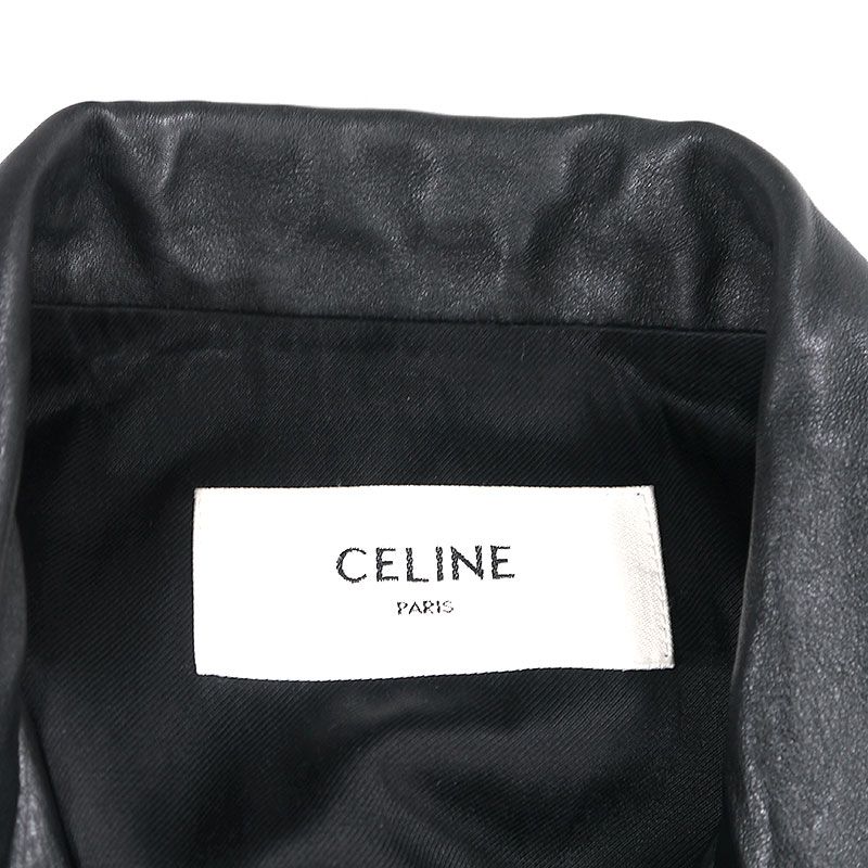 Celine Classic Biker Leather Riders Jacket 2e058297d 46