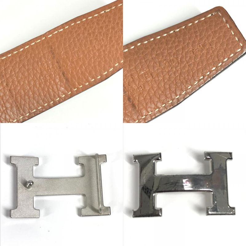Hermes Belt H Belt H Belt Leather Black