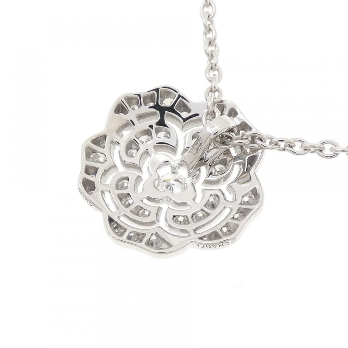 Chanel Camellia Necklace Gold — view 4