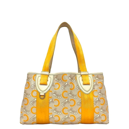 Celine Tote Bag Beige Yellow C Macadam