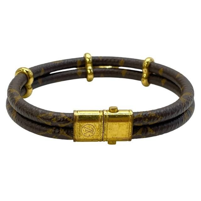 Louis Vuitton M6640f Bra Scuff Keep It Twice Bracelet Accessories Cadenas Charm