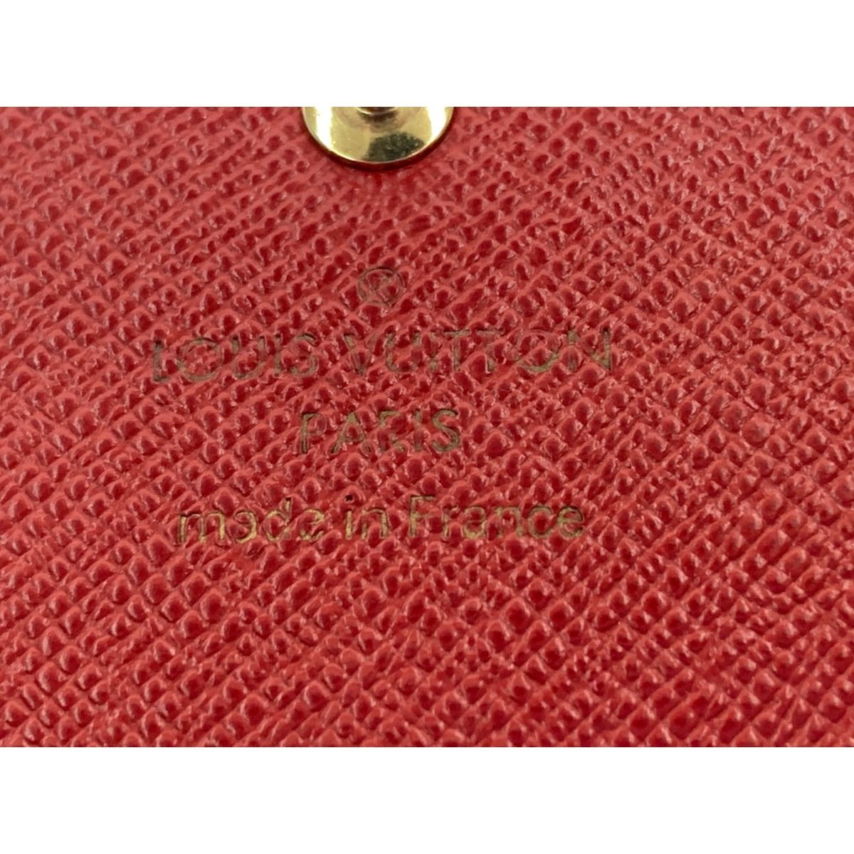 Louis Vuitton Monogram Portefeuille Sara Retiro Bifold Long Wallet M61184 Red