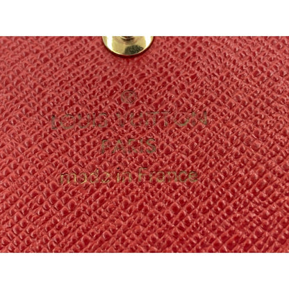 Louis Vuitton Monogram Portefeuille Sara Retiro Bifold Long Wallet M61184 Red