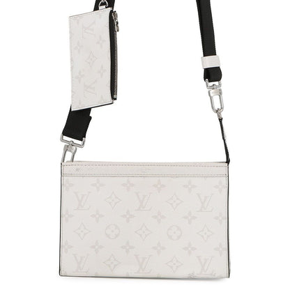 Louis Vuitton Shoulder Bag Monogram Taiga Gaston Wearable Wallet Optical White