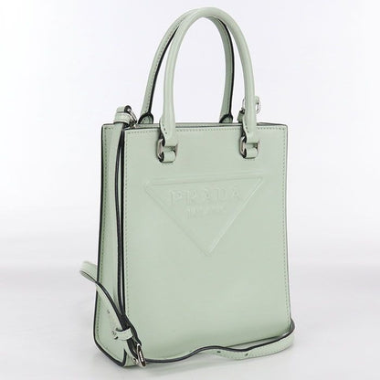 Prada 2-Way Handbag 1 Ba333 Leather