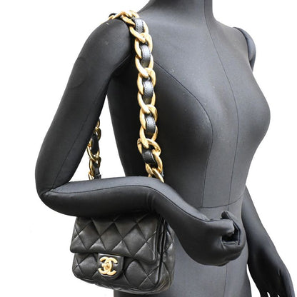 Chanel Chanel Shoulder Bag Quilted Small Flap As3214