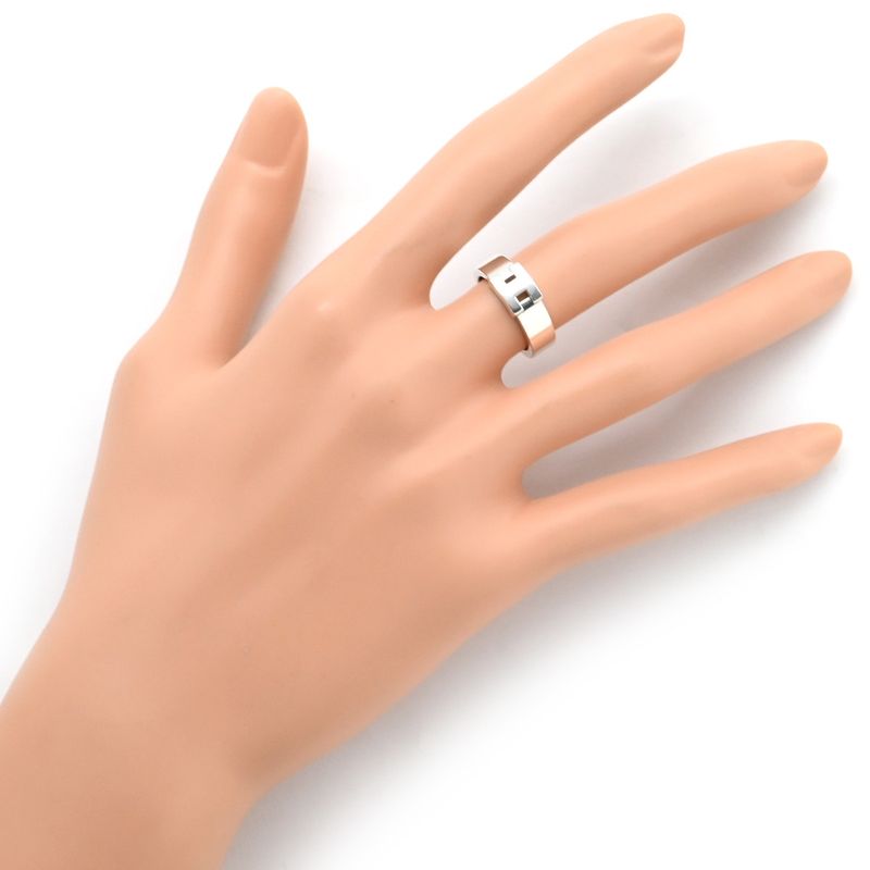 Hermes Ring Hera Cles S Ring Silver 925 Silver #48 (Jp8) Sv925 Ag925 H Motif