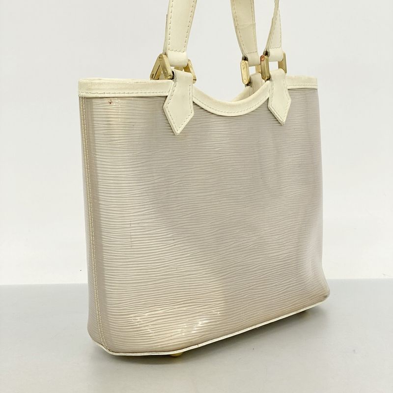 Louis Vuitton Handbag Epi Plage Mini Lagoon Bay M92263 White Women's