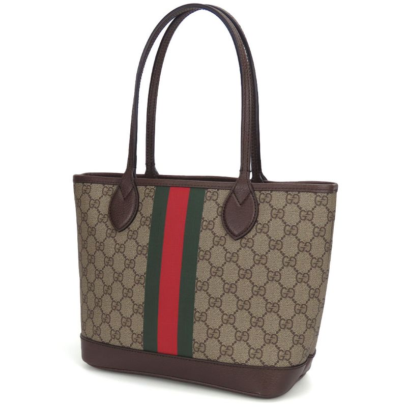 Gucci Tote Bag Ophidia 726762 Sherry Line Small Tote GG Supreme Canvas Beige