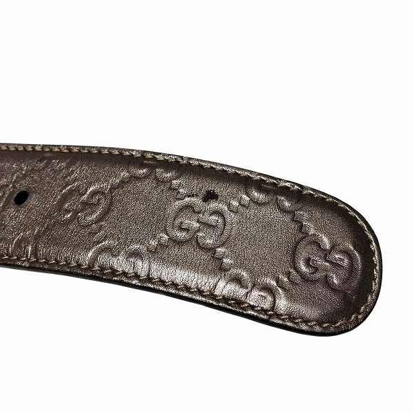 Gucci 114876 GG Interlocking Branded Accessories Belt Men's