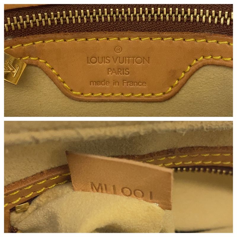 Louis Vuitton Monogram Looping MM Brown Gold Hardware PVC M51146 Shoulder Bag