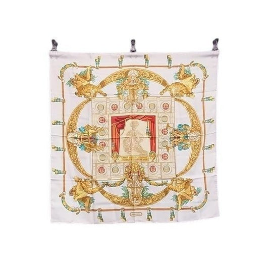Hermes Scarf Carre 90 Multicolor Silk Hommage a Charles Garnier