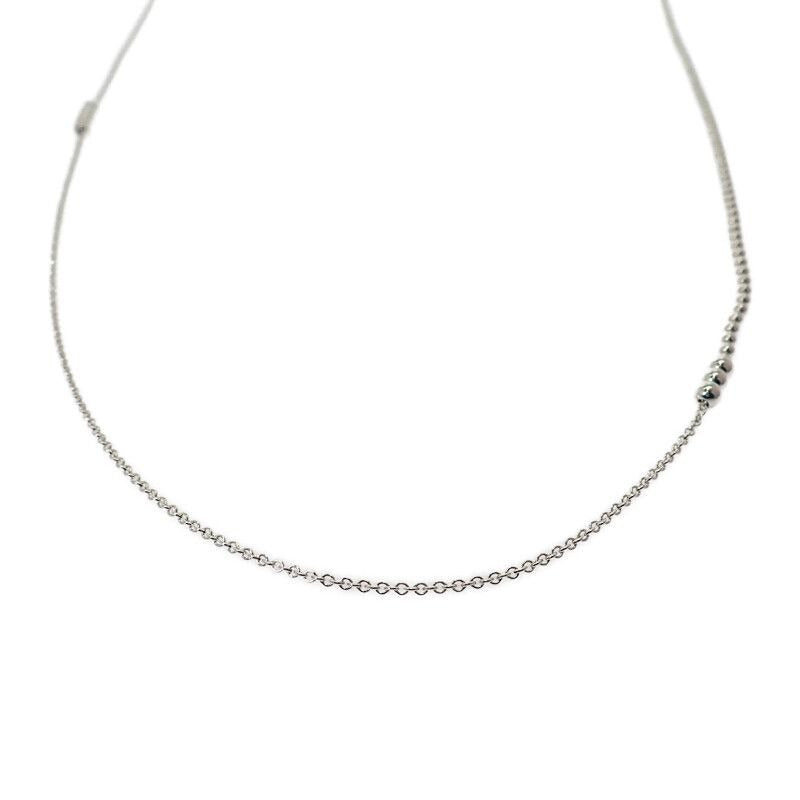 Tiffany & Co Mixed Beads Long Fine Necklace Silver 925 Gift