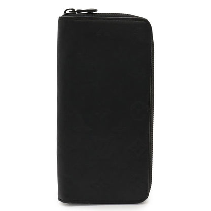Louis Vuitton Monogram Shadow Zippy Wallet Vertical Round Zipper Long