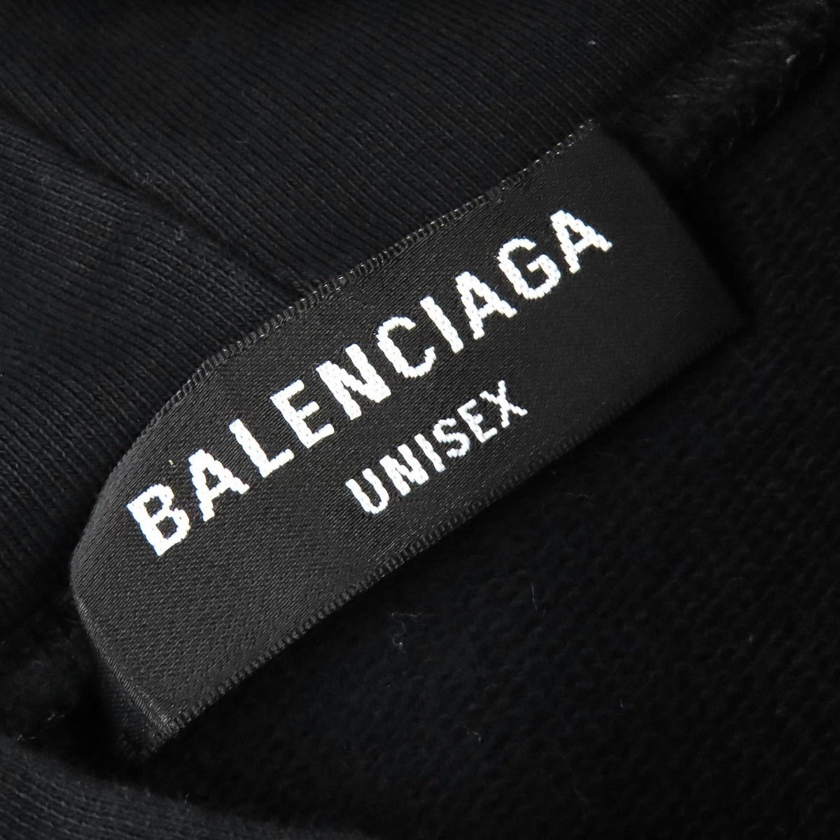 Balenciaga Cotton Distressed Carre Gig Logo Print Hoodie — view 5