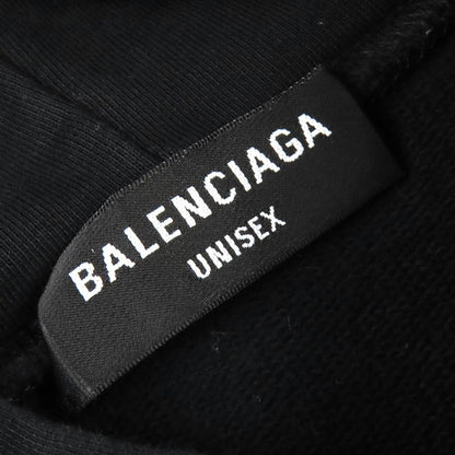 Balenciaga Cotton Distressed Carre Gig Logo Print Hoodie — view 5