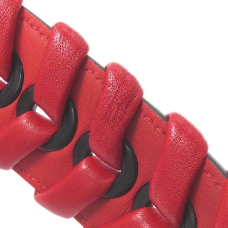 Fendi Logo Braided Shoulder Strap Calf Women