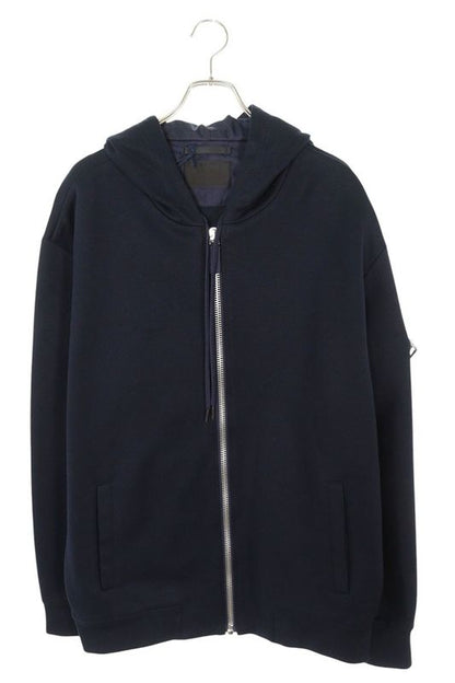 Prada Ujl194 S212 1YFJ Hoodie With Triangle Plate Men's M