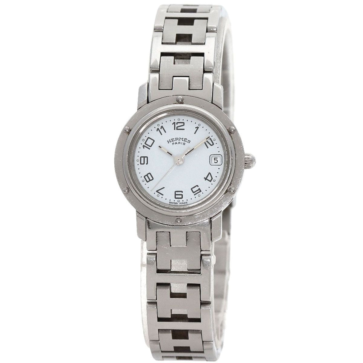 Hermes Clipper Watch SS