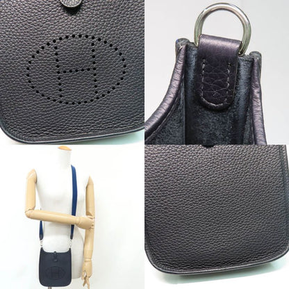 Hermes Evelyne T PM Cavern Blue Sapphire Taurillon Clemence Svhardware