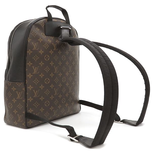 Louis Vuitton Backpack Daypack Josh Monogram Macassar Monogram X Black Silver