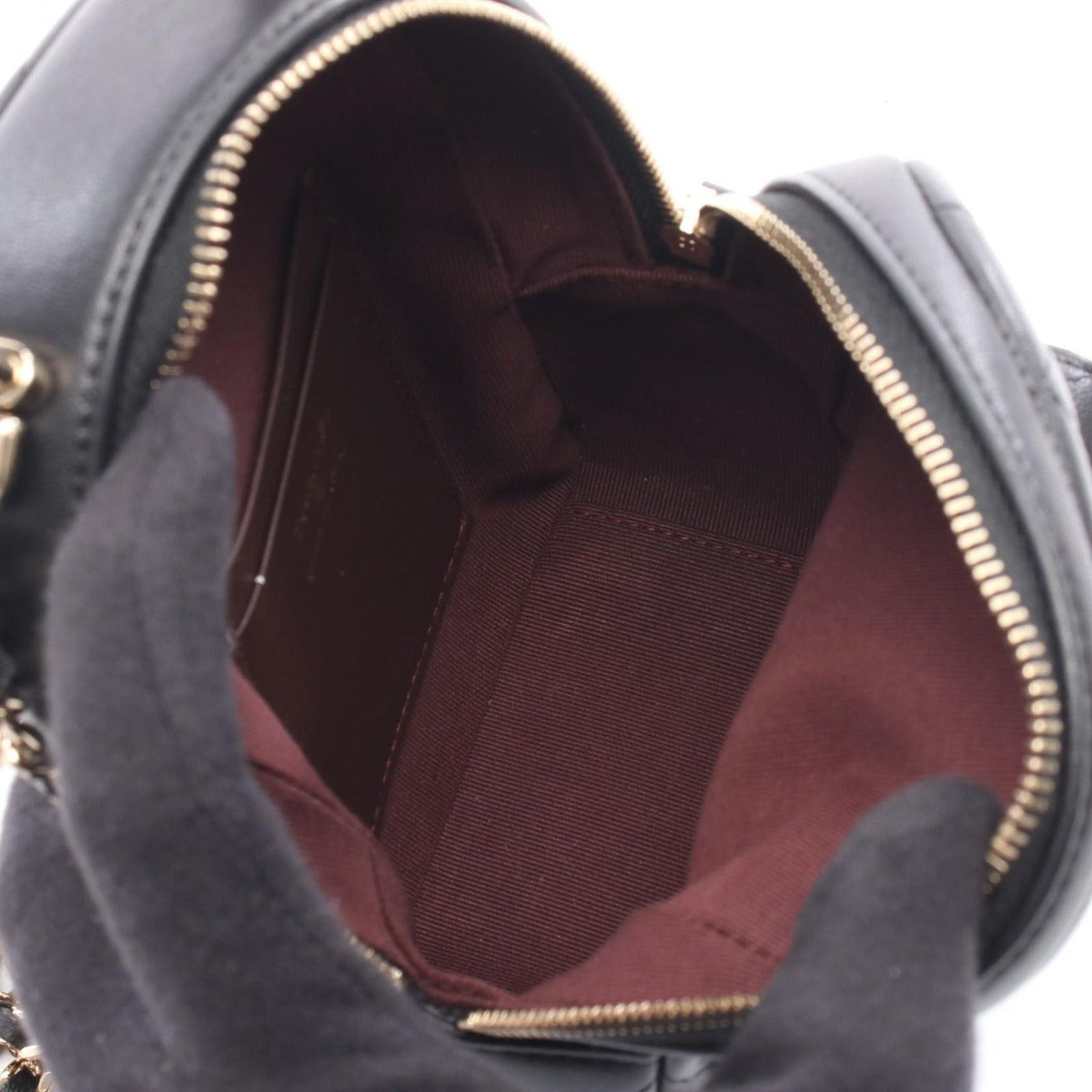 Chanel Backpack Quilted Black Leather Mini — view 3