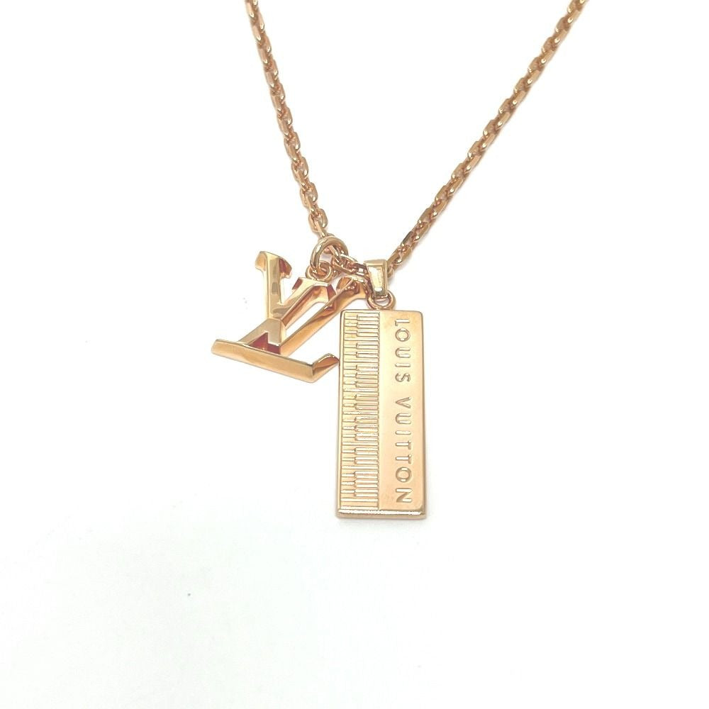 Louis Vuitton Necklace Pendant DJ Vocabulary Keyboard Metal Rose