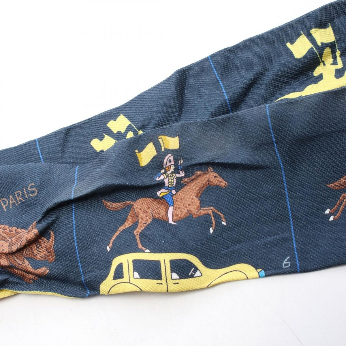 Hermes Scarf Twill Parade Silk — view 8