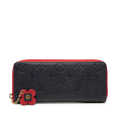 Louis Vuitton Monogram Empreinte Portefeuille Clemence Round Zipper Long Wallet