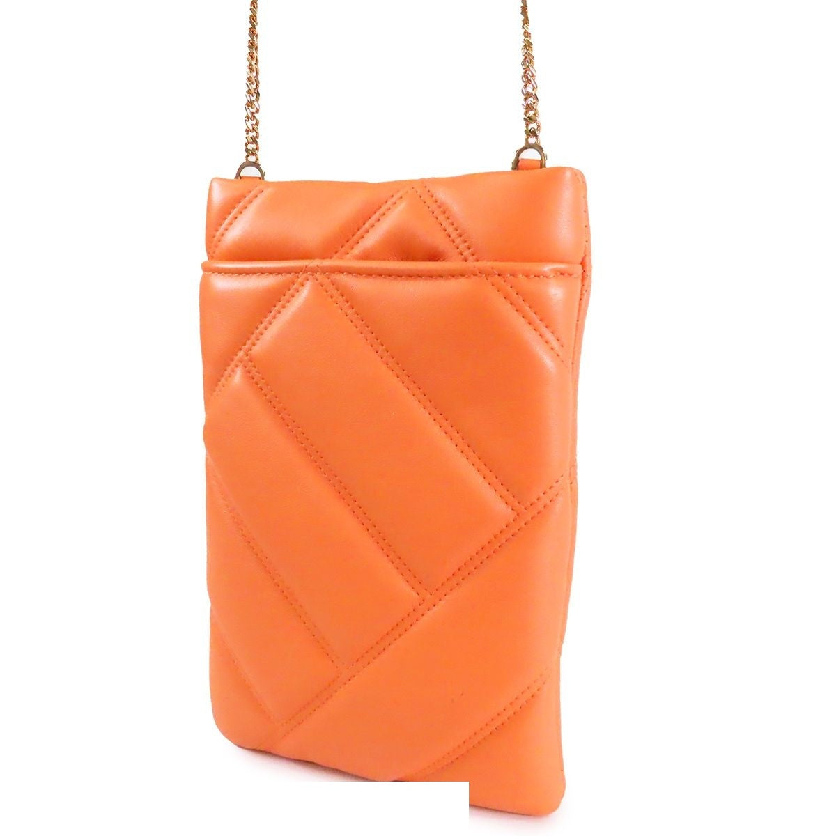 Bvlgari Smartphone Orange Leather Serpenti Cabochon Shoulder Bag — view 2