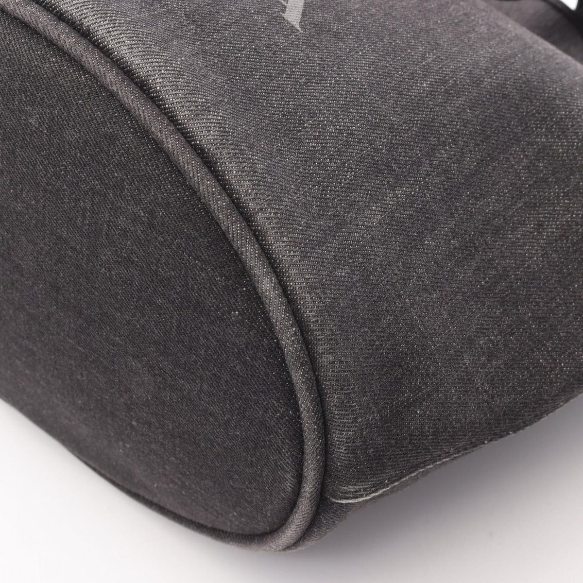 Prada Tote Denim City Calf Black 2-Way — view 7