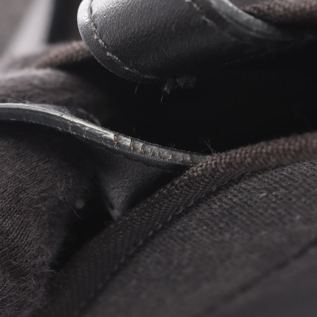 Prada Tote Denim City Calf Black 2-Way — view 10