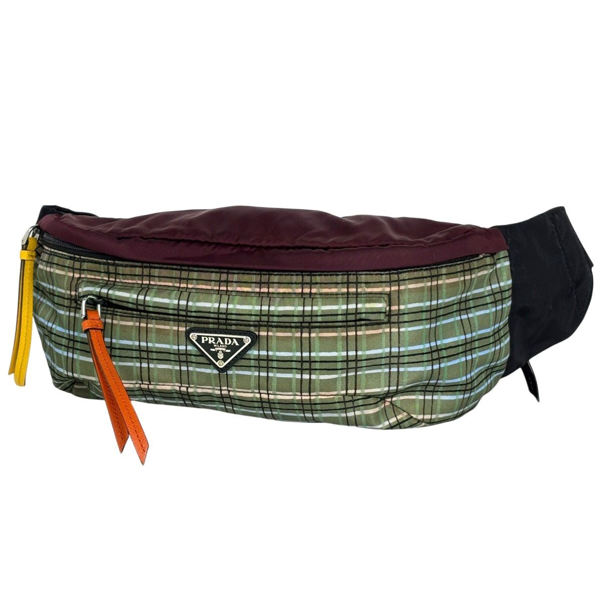 Prada Belt Bag Nylon Green Multicolor