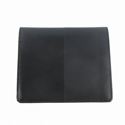 Hermes Manhattan Card Case Billfold Wallet Bifold Black Box Calf Veau Swift