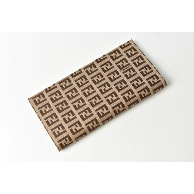Fendi Wallets Long Wallet FF Logo Zucca Beige Brown 8 M0010 00 Ny2 — view 3