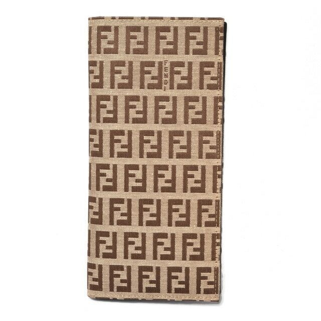 Fendi Wallets Long Wallet FF Logo Zucca Beige Brown 8 M0010 00 Ny2