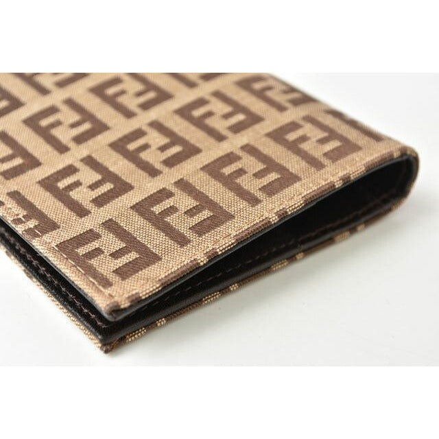 Fendi Wallets Long Wallet FF Logo Zucca Beige Brown 8 M0010 00 Ny2 — view 9