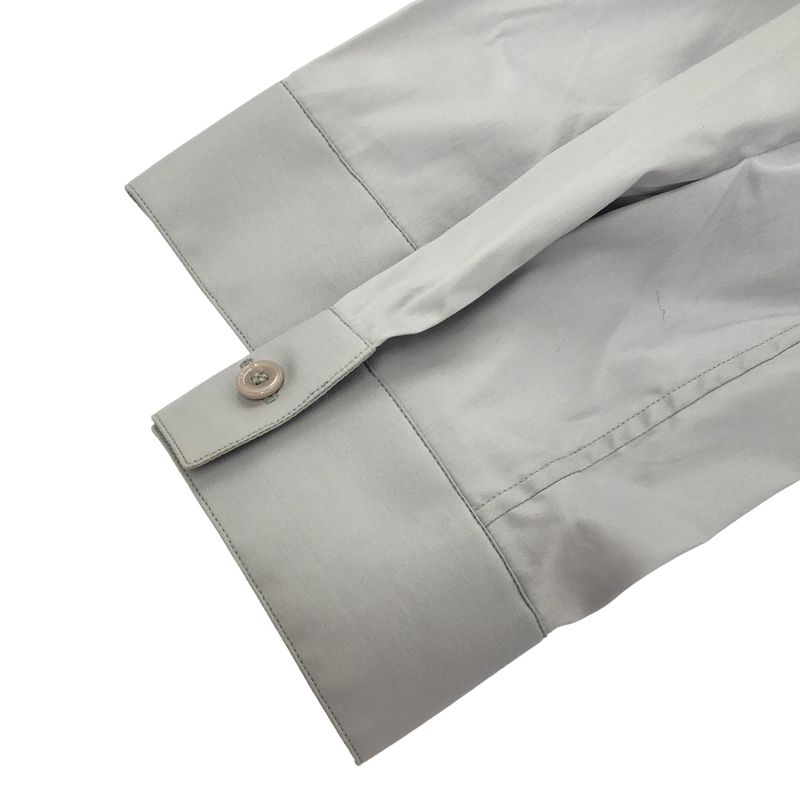 Balenciaga Cotton Stretch Dress Shirt Grayish 38